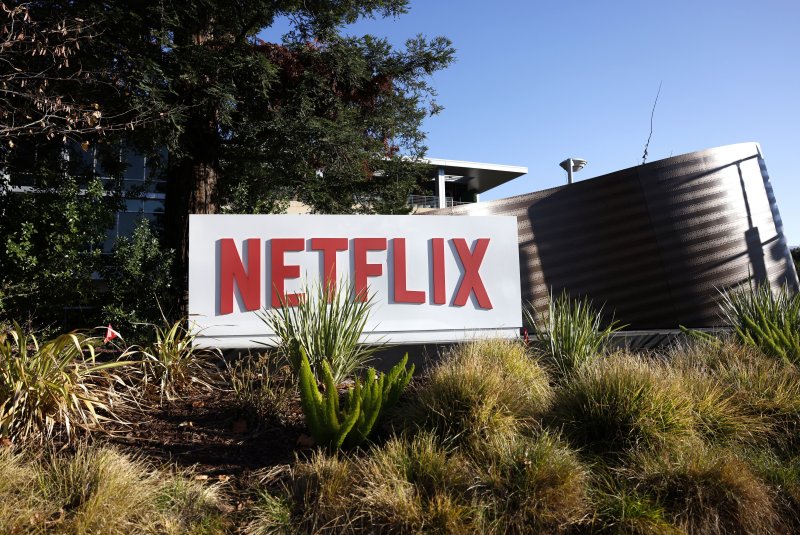 Síntomas de la compañía de entrada, Netflix Inc., de su capital, Los Gatos, California en 2024. John G.